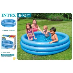 Colorbaby Juguetes Al Aire Libre*Piscina Hinchable 3 Aros Azul