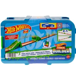 Hot Wheels Coches, Circuitos Y Radiocontrol*Pista Para Coches De Juguete Surtidos Track Builder Choque De Hielo