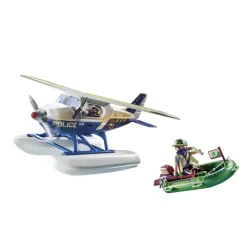 Playmobil Muñecos Articulados*Policia Hidroavion: Persecucion De Contrabandista City Action