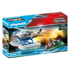 Playmobil Muñecos Articulados*Policia Hidroavion: Persecucion De Contrabandista City Action