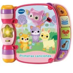 VTech Preescolar*Primeras Canciones Libro Interactivo Para Bebes Rosa Baby