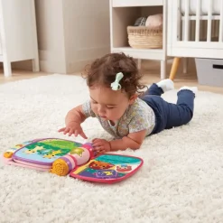 VTech Preescolar*Primeras Canciones Libro Interactivo Para Bebes Rosa Baby