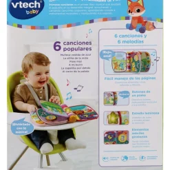 VTech Preescolar*Primeras Canciones Libro Interactivo Para Bebes Rosa Baby