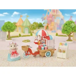 Sylvanian Families Munecas Y Peluches*Puesto De Palomitas De Barbara Oveja