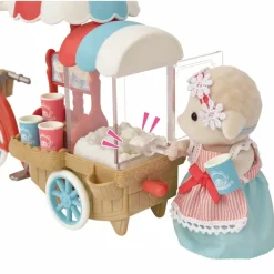 Sylvanian Families Munecas Y Peluches*Puesto De Palomitas De Barbara Oveja