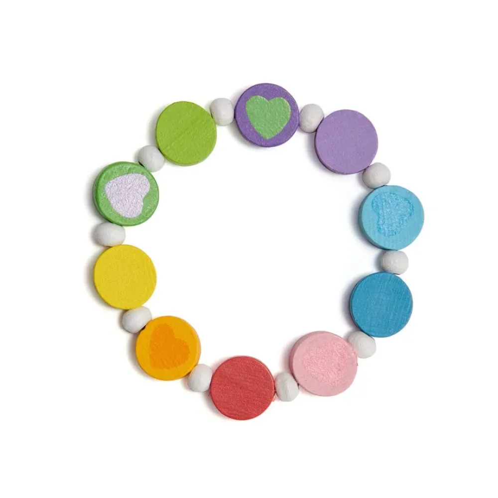 El Corte Inglés Disfraces Y Complementos*Pulsera De Corazones De Madera Sostenible El Corte Ingles