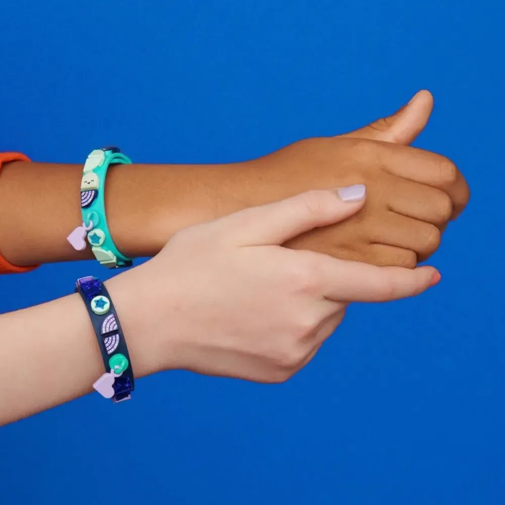 LEGO Puzzles Y Construcciones*Pulseras Con Amuletos Mar Profundo Set Que Brilla En La Oscuridad Dots