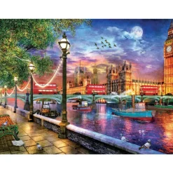 Educa Borrás Puzzles Y Construcciones*Puzzle 2000 Piezas Londres Al Atardecer