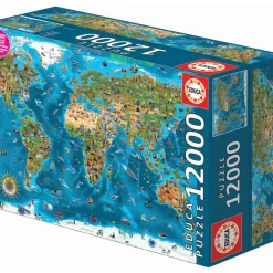 Educa Borrás Puzzles Y Construcciones*Puzzle 12000 Piezas Maravillas Del Mundo