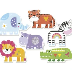 EDUCA Preescolar*Puzzle Explora Las Formas Con La Cebra Zac