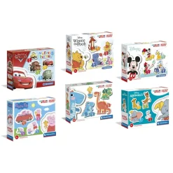 Clementoni Preescolar*Puzzles Progresivos 3-6-9-12 Piezas