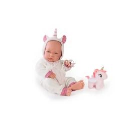 Muñecas Antonio Juan Munecas Y Peluches*Recien Nacida Con Disfraz De Unicornio