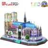 CubicFun Puzzles Y Construcciones*Rompecabezas 3D Notre Dame De Paris Con Luz Led