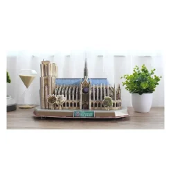 CubicFun Puzzles Y Construcciones*Rompecabezas 3D Notre Dame De Paris Con Luz Led