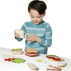Melissa & Doug Preescolar*Sandwich De Fieltro Playset