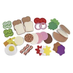 Melissa & Doug Preescolar*Sandwich De Fieltro Playset
