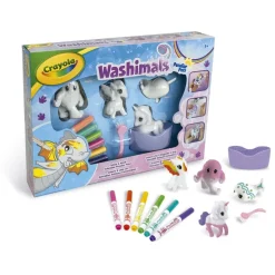 Crayola Juegos Educativos*Set 4 Figuras Washimals Animalitos Fantasticos