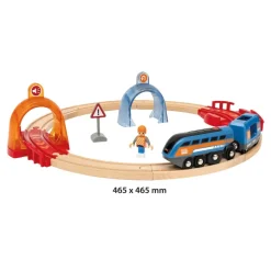 BRIO Preescolar*Set Circuito Circular Con Tuneles De Accion Smart Tech Sound