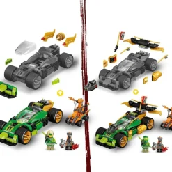 LEGO Puzzles Y Construcciones*Set De Construccion Coche Transformable Deportivo Evo De Lloyd Ninjago