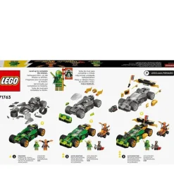 LEGO Puzzles Y Construcciones*Set De Construccion Coche Transformable Deportivo Evo De Lloyd Ninjago