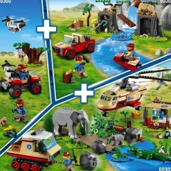 LEGO Puzzles Y Construcciones*Set De Construccion De Maquetas Rescate De La Fauna Salvaje: Operacion City Wildlife