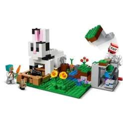 LEGO Puzzles Y Construcciones*Set De Construccion El Rancho-Conejo Con Mini Figuras De Domador Y Zombi Minecraft