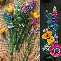 LEGO Puzzles Y Construcciones*Set De Construccion Ramo De Flores Silvestres Botanical Collection Icons