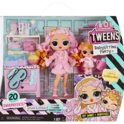 Lol Surprise Munecas Y Peluches*Set De Juego De Munecas Babysitting Sleepover Partyl.O.L Surprise Tweens
