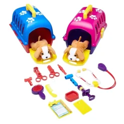 El Corte Inglés Munecas Y Peluches*Set De Veterinario Con Perro De Peluche, Transportin Y Accesorios Doctor Mascotas El Corte Ingles