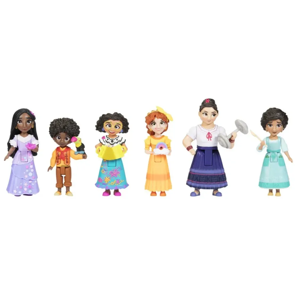 Jakks Pacific Munecas Y Peluches*Set Regalo 6 Mini Munecas Familia Madrigal