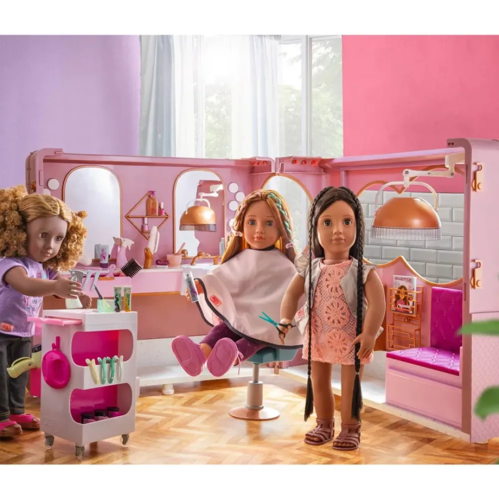 Our Generation Munecas Y Peluches*Set Trailer Peluqueria