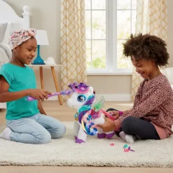 VTech Munecas Y Peluches*Skyla Maquillaje Magico, Unicornio De Peluche Mascota Interactiva