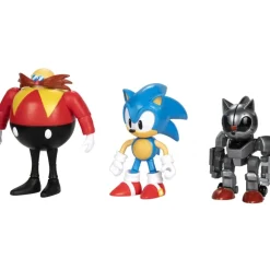 Sonic Muñecos Articulados* - Pack 30º Aniversario Con 3 Figuras De 10 Cm