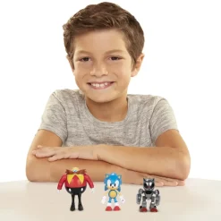 Sonic Muñecos Articulados* - Pack 30º Aniversario Con 3 Figuras De 10 Cm