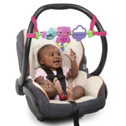 Bright Starts Preescolar*Soporte De Juguetes Portatil Busy Birdies Carrier Toy Bar Take-Along Toy Bright Stars