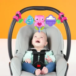 Bright Starts Preescolar*Soporte De Juguetes Portatil Busy Birdies Carrier Toy Bar Take-Along Toy Bright Stars