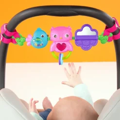 Bright Starts Preescolar*Soporte De Juguetes Portatil Busy Birdies Carrier Toy Bar Take-Along Toy Bright Stars