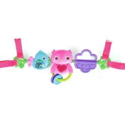 Bright Starts Preescolar*Soporte De Juguetes Portatil Busy Birdies Carrier Toy Bar Take-Along Toy Bright Stars