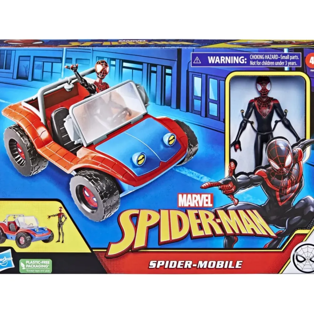 Hasbro Muñecos Articulados*Spider-Verse Figura Con Vehiculo Marvel