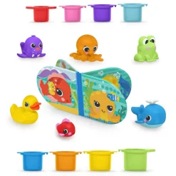 Bright Starts Preescolar*Splash, Splash Baby Set De Bano 15 Piezas Set De Bano