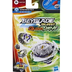 Beyblade Muñecos Articulados*Starter Pack Peonza Burst Quad Drive Bb