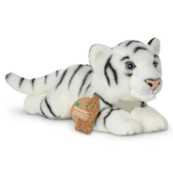 El Corte Inglés Munecas Y Peluches*Tigre Blanco Grande De Peluche Sostenible El Corte Ingles