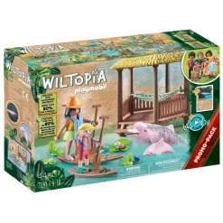 Playmobil Muñecos Articulados*Tour De Remo Con Los Delfines De Rio Animales Wiltopia