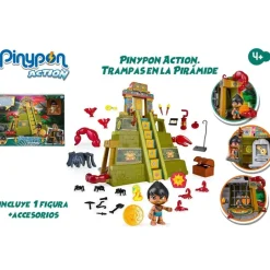 PINYPON ACTION Muñecos Articulados*Trampas En La Piramide Maya