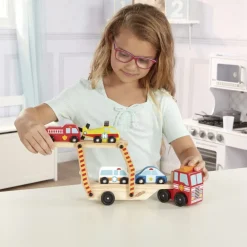 Melissa & Doug Preescolar*Transportador Coches Emergencia