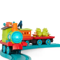 B.TOYS Preescolar*Tren Electrico Musical Con Luces Y Sonidos "The Critter Express"