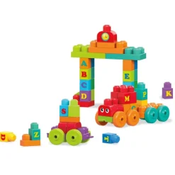 Mega Bloks Preescolar*Tren Musical Abc Juguete De Bloques De Construccion Para Bebe