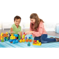 Mega Bloks Preescolar*Tren Musical Abc Juguete De Bloques De Construccion Para Bebe
