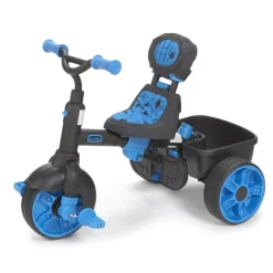 Little Tikes Bicicletas, Correpasillos, Triciclos*Triciclo Deluxe 4 En 1 Azul Neon