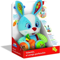 Clementoni Preescolar*Valentin Peluche Interactivo El Conejo Parlanchin